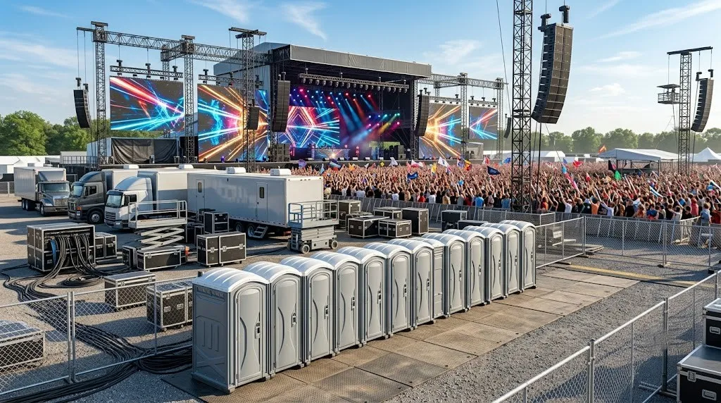Concert Restroom Rental in Santa Rosa, CA