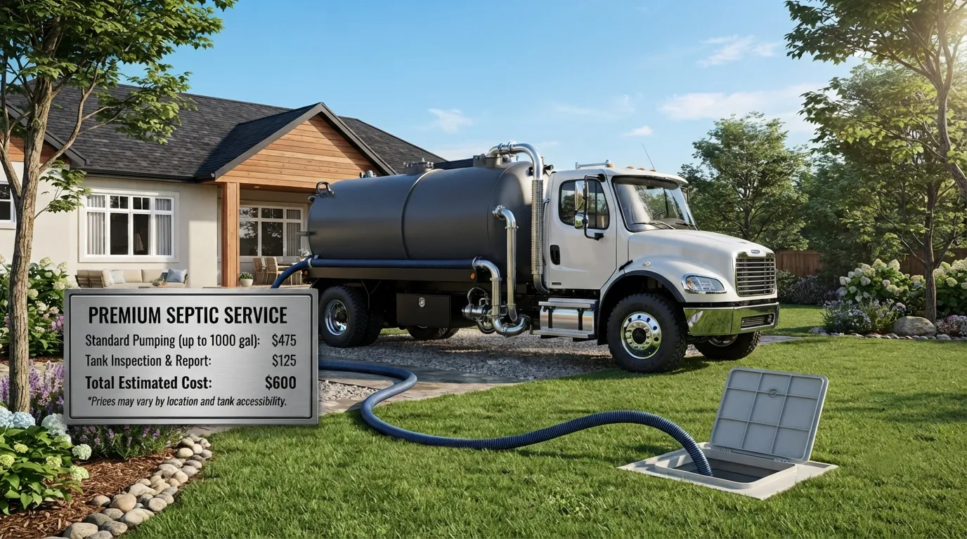 Septic Tank Pumping Cost in Santa Rosa, CA